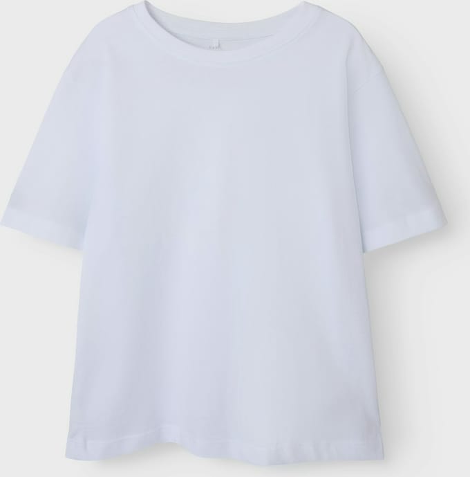 NAME IT NKMVOBBO SS NREG TOP NOOS Jongens T-shirt - Bright White