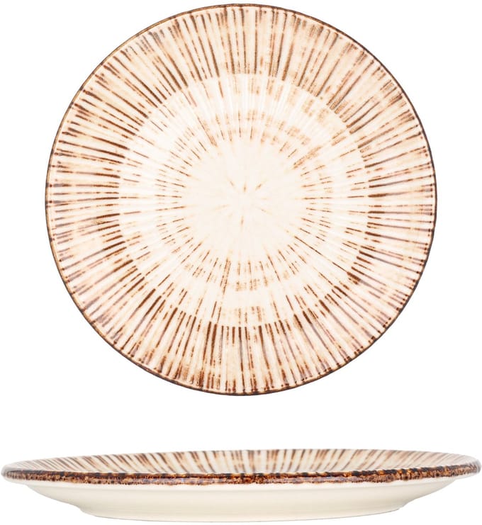 By Bone Dessertbord - Legna - Porselein - 19 cm - set van 6