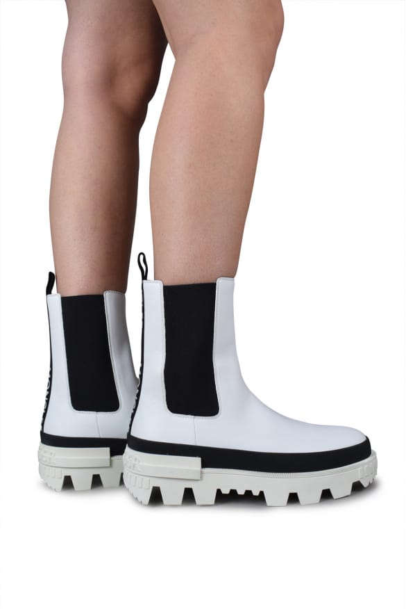 Moncler Coralyne Enkellaarzen Wit