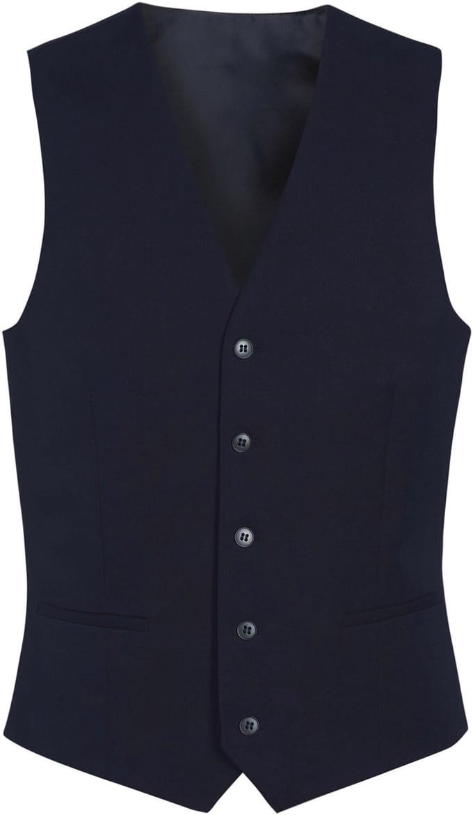 Brook Taverner Mercury Mens Waistcoat BT1295 - Navy - M