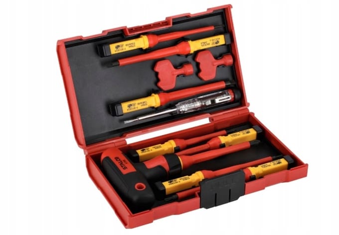 Stalco Elektricien Schroevendraaierset 12 Delig CrV 1000V VDE GS
