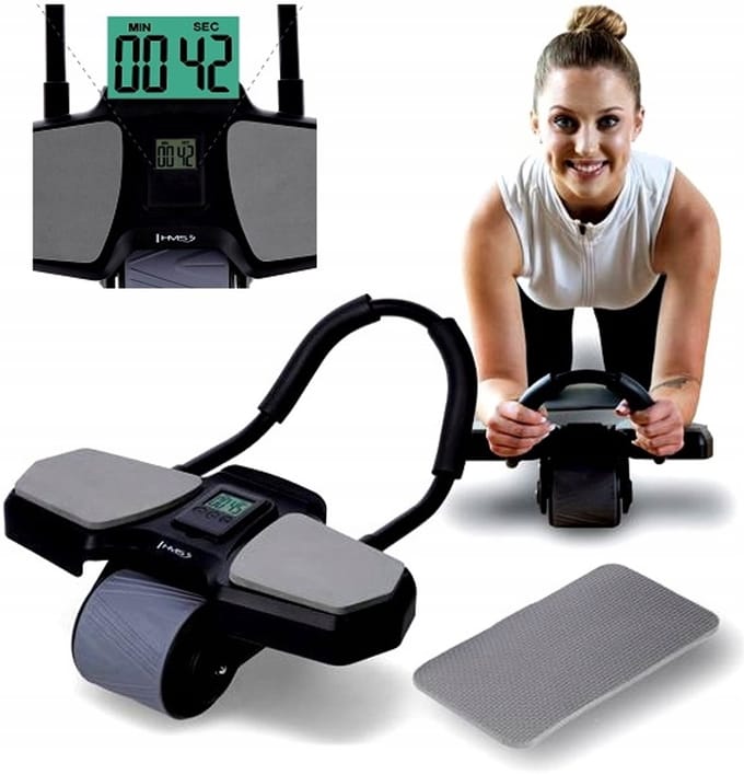 Automatisch Ab Return Wieltje voor Buikspiertraining met Timer