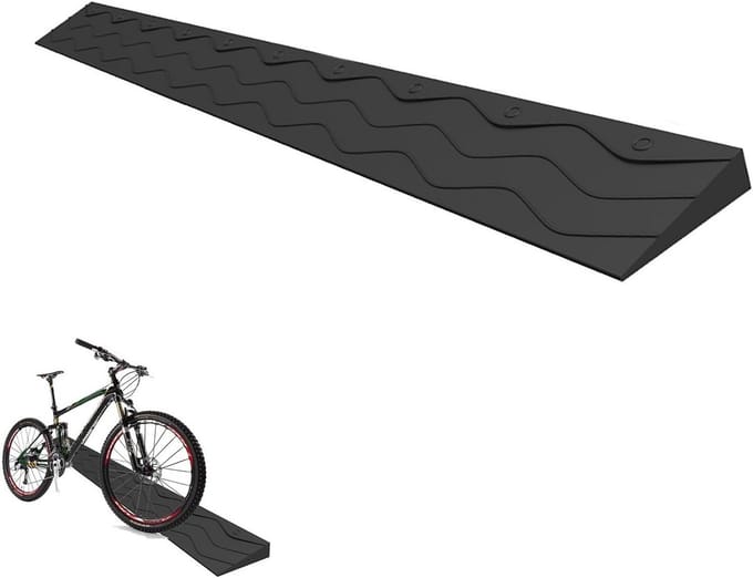 Drempelhulp Oprit voor Rolstoel en Scooter 100cm Antislip en Geluidsarm