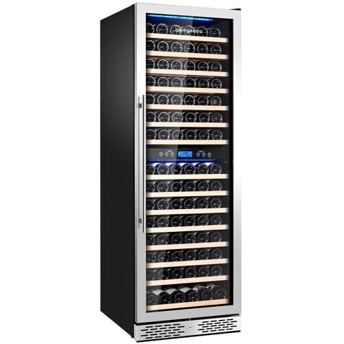 GGM Gastro Weinkühlschrank - 2 Klimazonen - 450 Liter - max. 160 Flaschen