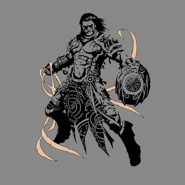 Magic The Gathering Gideon Character Art Trui - Grijs - S - Grijs