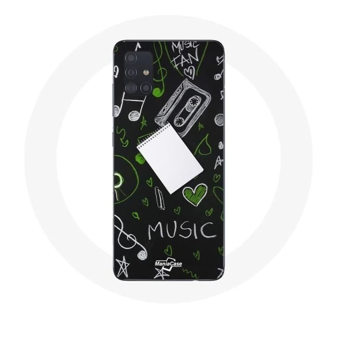 Samsung Galaxy A51 Muziek-solsleutelhoesje