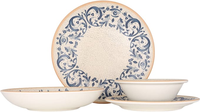Bonna Serviesset (Medium) - Viento - 24 delig - 6 persoons - Porselein