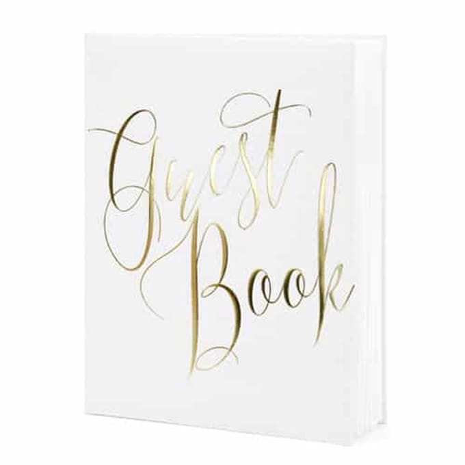 Gastenboek White & Gold