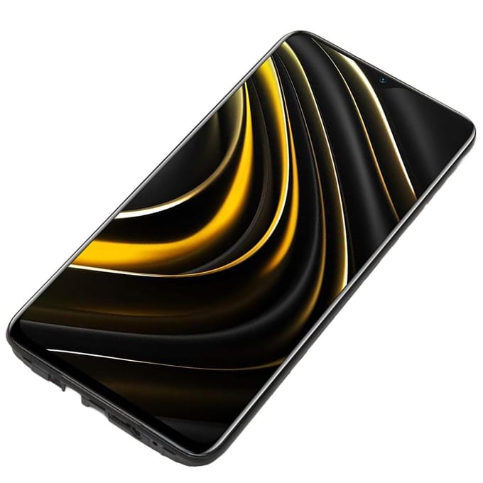 6.53in LCD Display Digitizer Scherm Vervanging met Frame voor Xiaomi POCO M3 voor Redmi Note 9 4G black