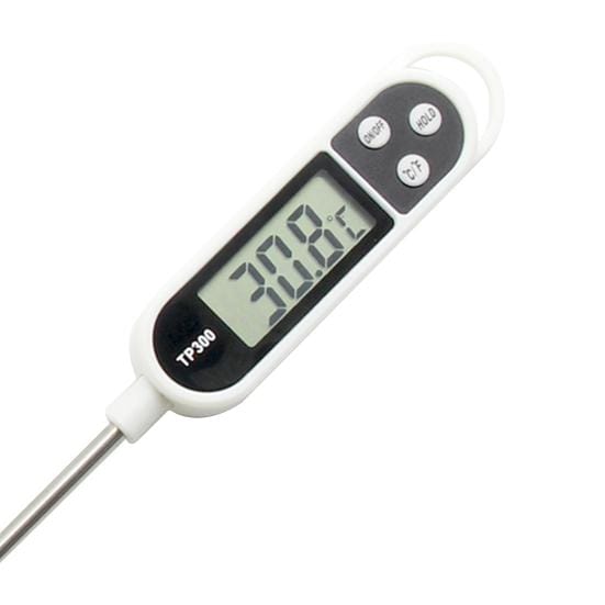 Thermomètre alimentaire numérique cuisine BBQ cuisson viande température mesure sonde outil beige