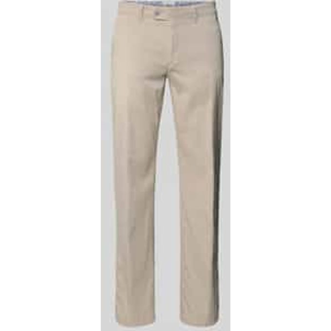 regular fit broek met achterzakken model 'Evans'