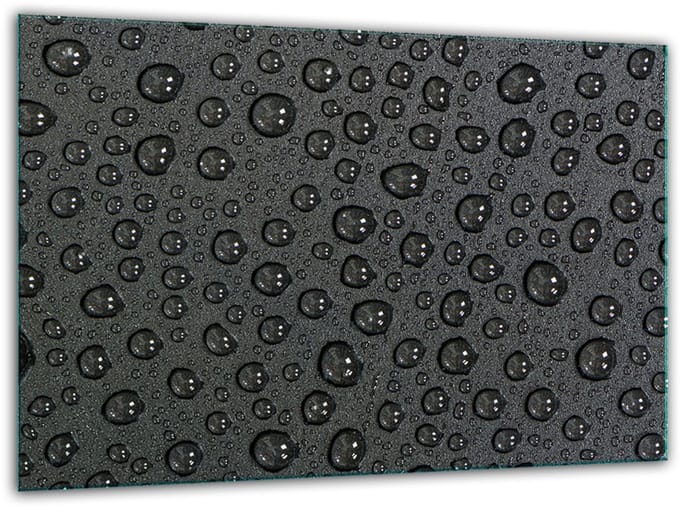 TMK ArtDeko Serie - Geharde Glazen Snijplank - 30x22 cm - Druppelontwerp