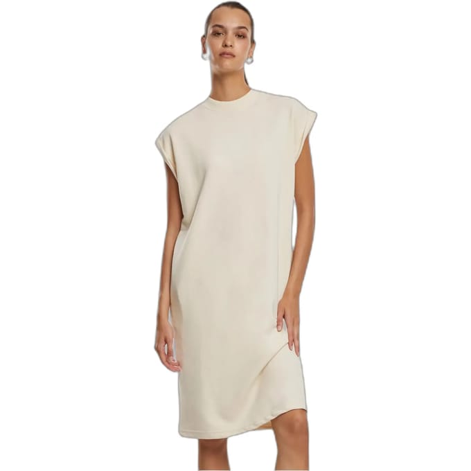 Urban Classics - Light Terry Korte jurk - S - Beige