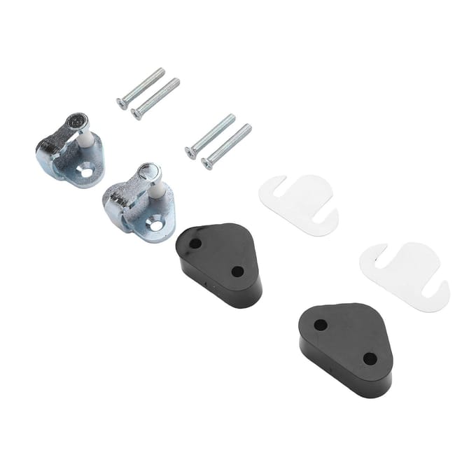 Deurvanger Afstandhouders Kit met Bouten FQB500130 Robuust Lange Levensduur Vervanging voor Defender white