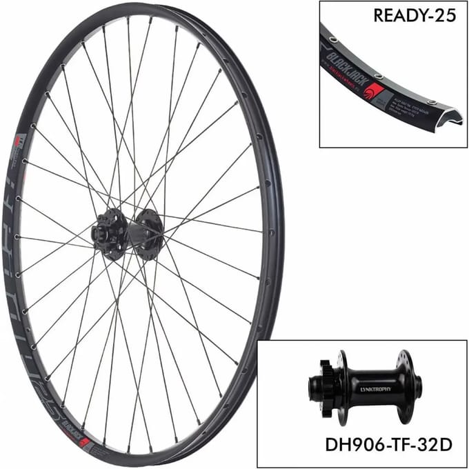 Fietswiel Black Jack D.Ready25 32H - DH906TF