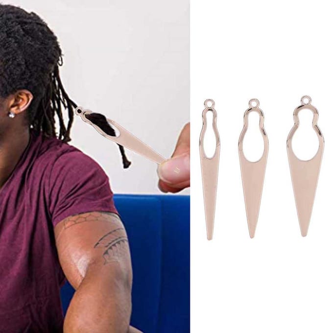 Dreadlocks Naald Haaknaald Dreadlocks Maken Haar Vlechten Haar Tools Roségoud zilver
