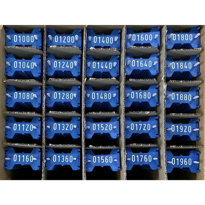 Signumat plaatjes blauw wit 1000-1999