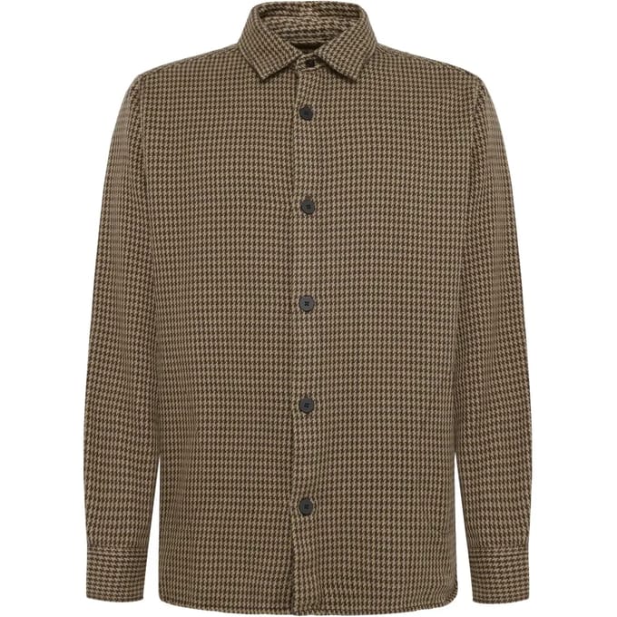 Overhemd KnowledgeCotton Apparel Houndtooth Loose