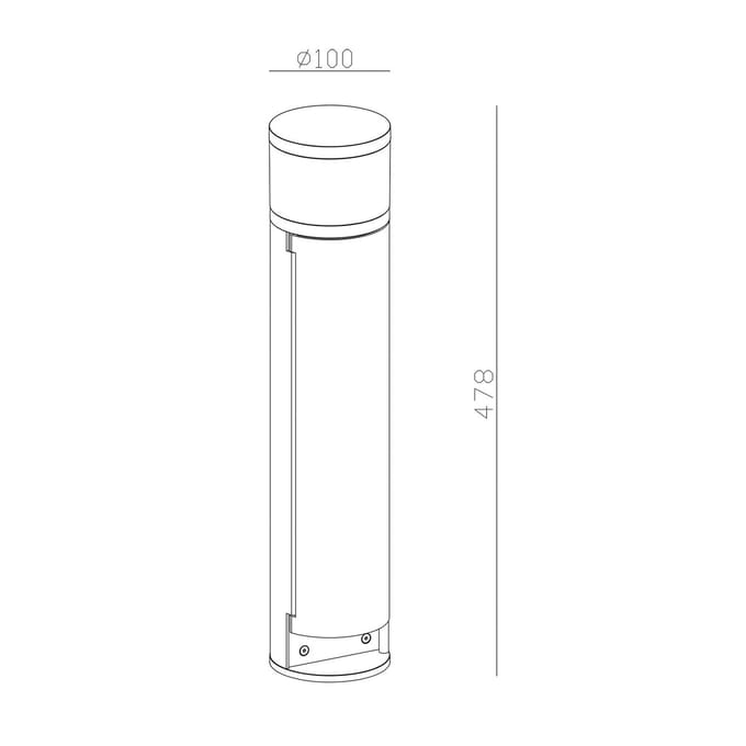 Deko Light 733054 Steckdosenturm beleuchtet Stekkerlamp Energielabel: F (A - G) LED LED vast ingebouwd 4.8 W Donkergrijs