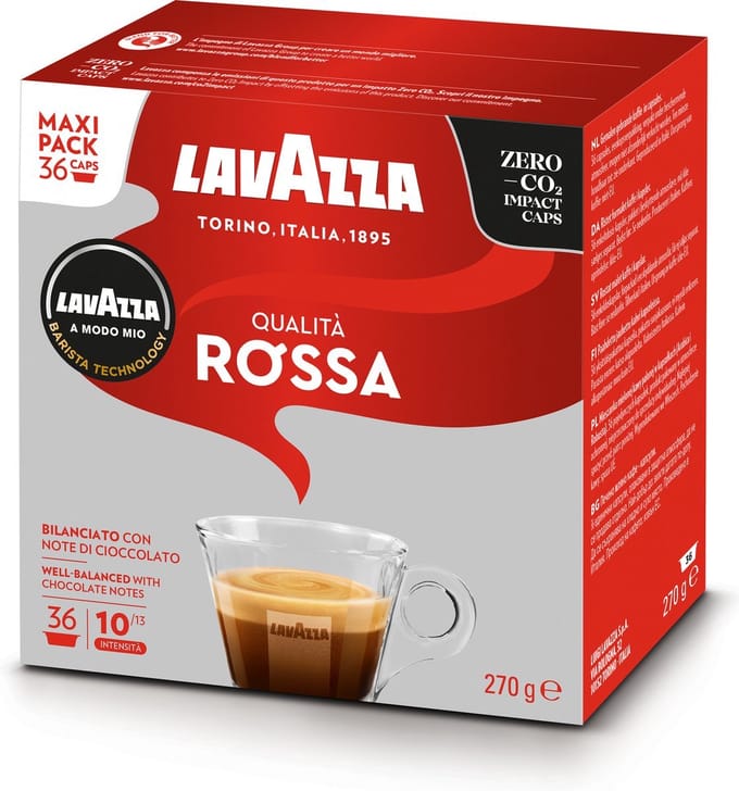 Lavazza A Modo Mio Qualita Rossa Koffiecapsules 36 stuks