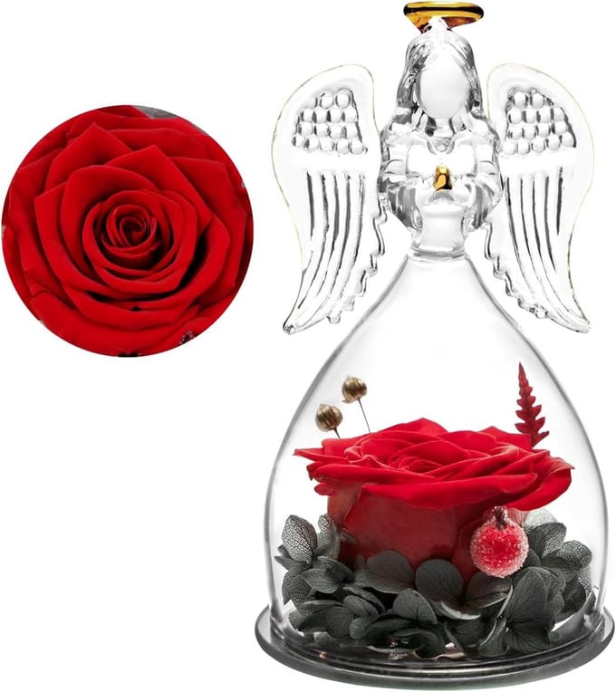 Eeuwigdurende Roos in Glas: Perfect Cadeau voor Moederdag en Verjaardag