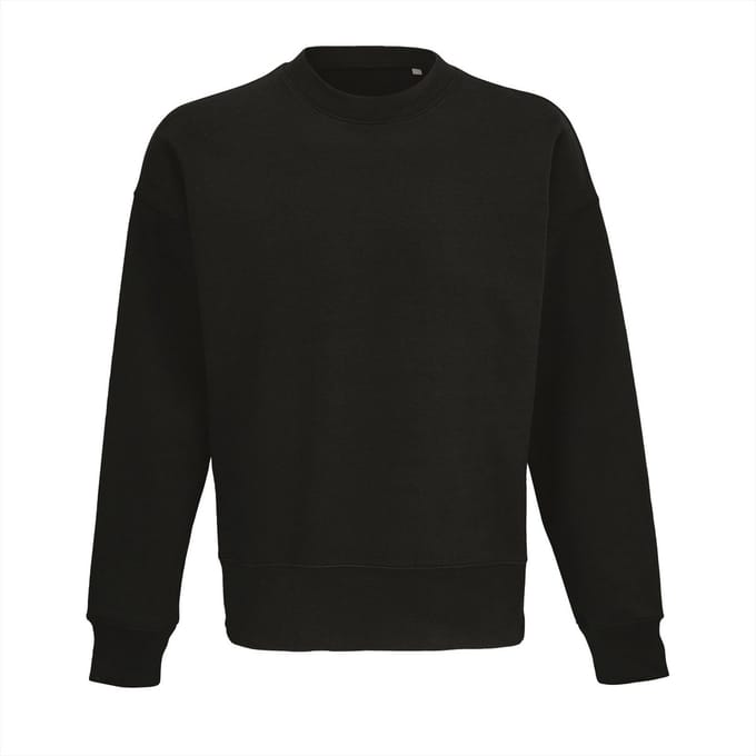 SOL'S Unisex Round-Neck Sweatshirt Authentic L04043 - Black - M