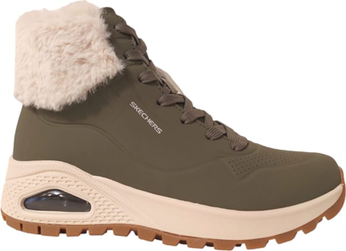 Skechers Uno Rugged Dames Sneakers 167274-olv - Kleur Olijfgroen