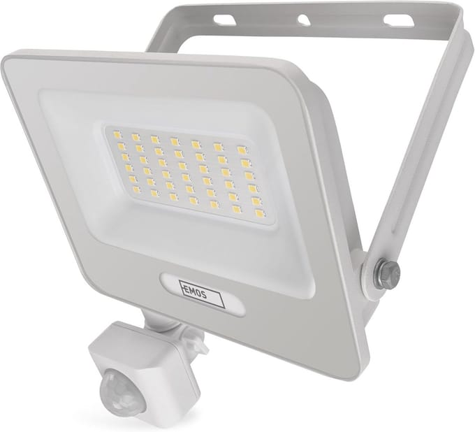 LED Spot met Bewegingssensor 30W - Waterdicht IP54 - Helder Wit Licht voor Buiten en Binnen