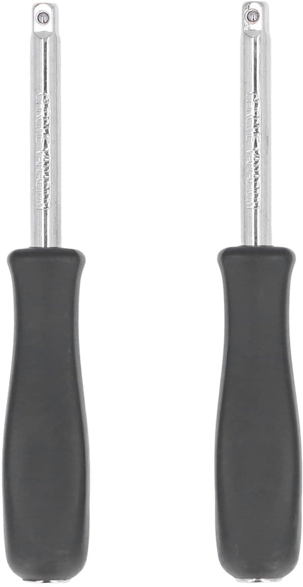 Dailygoods- Handvat Antislip - Draagbare Socket Driver - Vierkante Drive - Schroevendraaier - 150 mm Vrouwelijke End - 2 Stuks