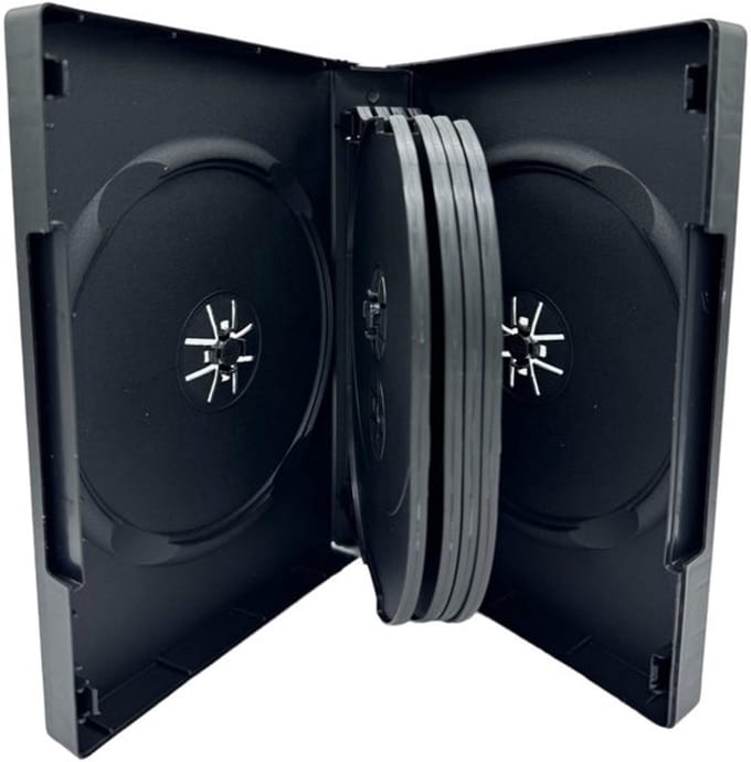Allecto - 10 Disc Cd Dvd Blu Ray Disc Case - Organiseer en bescherm