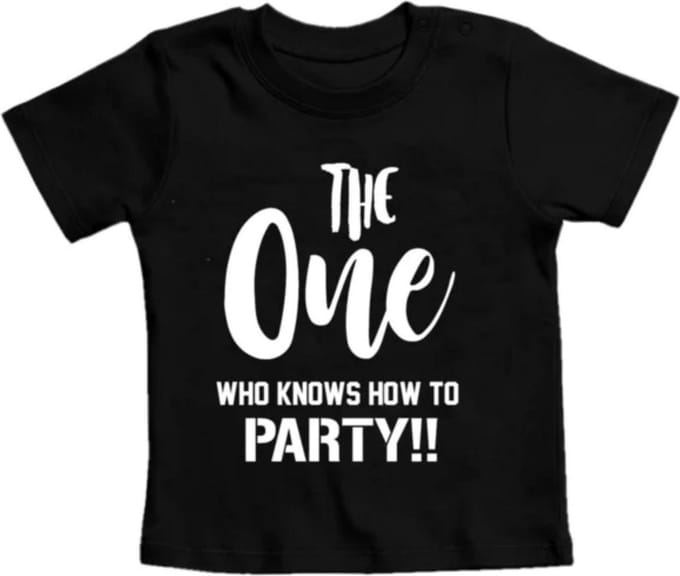 Strijkapplicatie Verjaardag _ The One