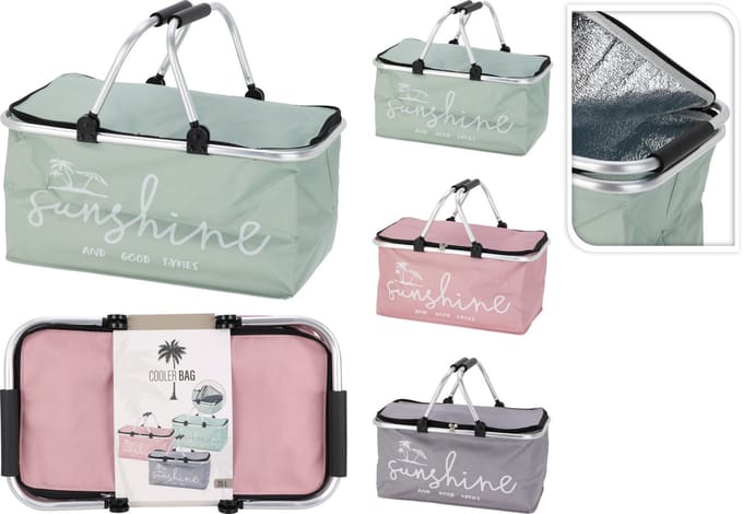 Cooler bag-koeltas-koelmand-diverse kleuren-35 liter inhoud
