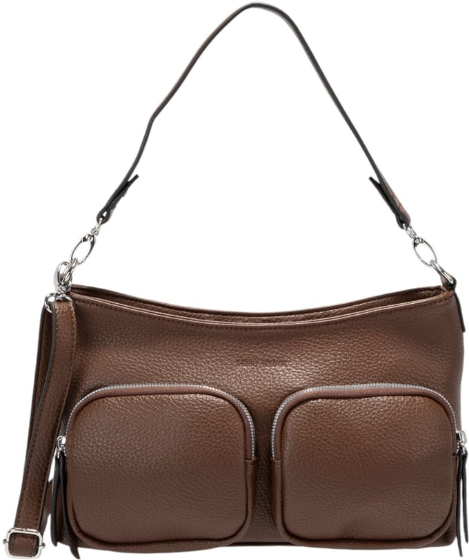 GERRY WEBER schoudertas Circadian Hobo Darkbrown donkerbruin