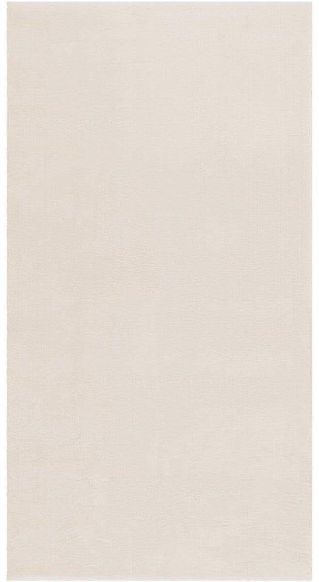 vidaXL - Vloerkleed - shaggy - crèmewit - 120x183 - cm - polyester