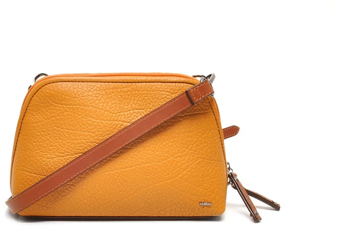 Berba | Chamonix | Crossbodytas | Dames | Leer | Curcuma