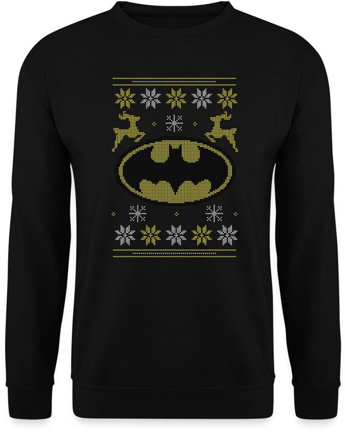 Batman Logo Lelijke Kersttrui Sweater Heren