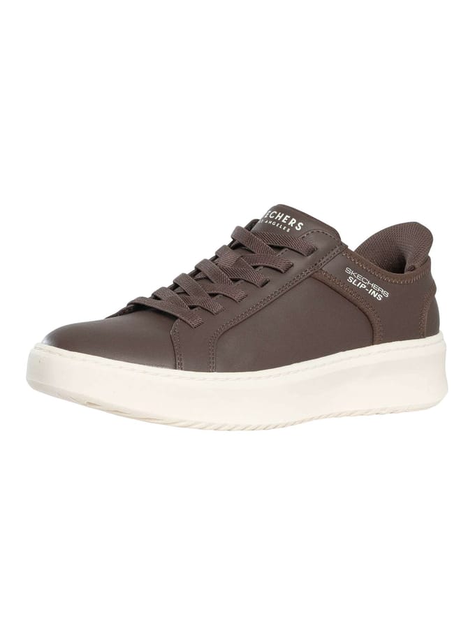Skechers Slip-ins Court Break Double Vented Schoenen Bruin EU 46 Man