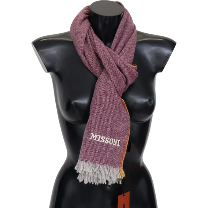 Missoni Heren Marron 100% Cashmere Unisex Wrap Sjaal