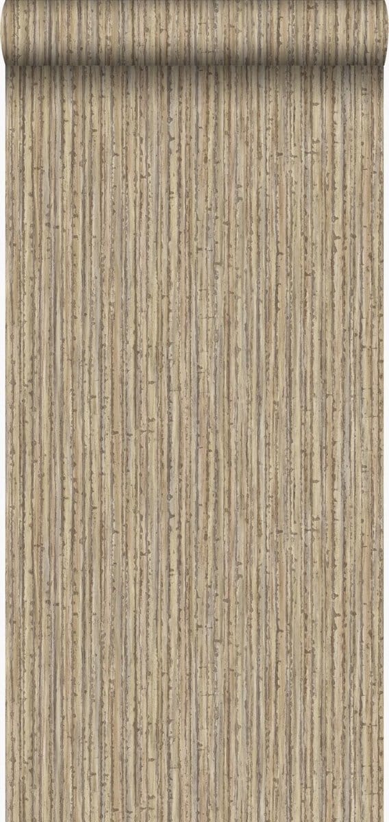 Origin Wallcoverings behang bamboe lichtbruin - 53 cm x 10.05 m - 347401