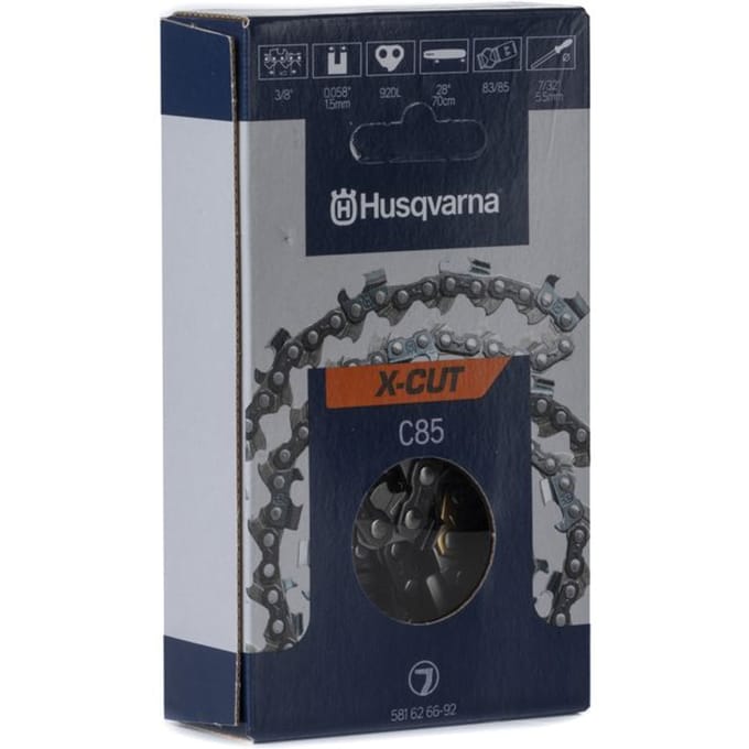 Husqvarna C85 X-Cut Zaagketting Haaks - 3/8” - 1,5mm - 92 Schakels - 70CM