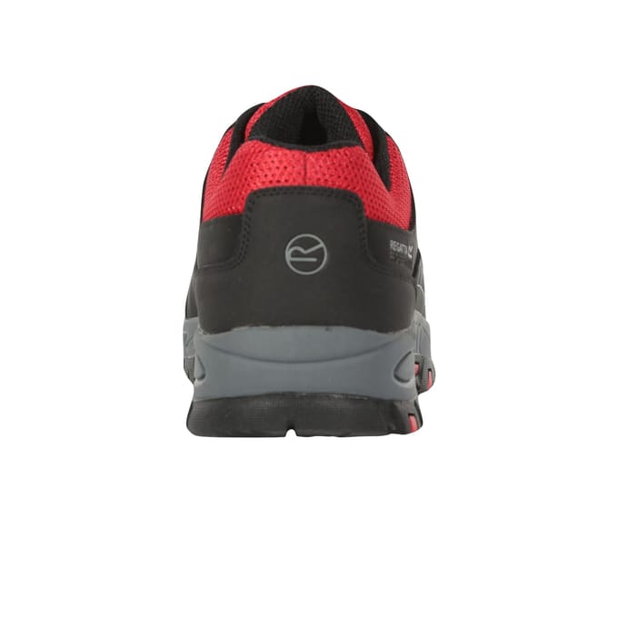 Regatta Sandstone veiligheidstrainers voor volwassenen (Rood/zwart)