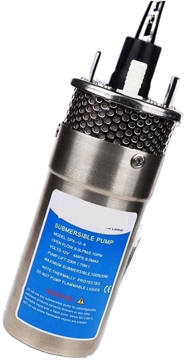 Dompelpomp - Waterpomp - Water Verplaatsen - Zonne-energie Geschikt - 8L/min - Zwart
