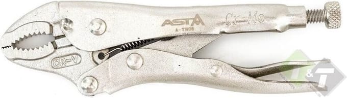 Griptang met gebogen bek - 5 duims (125mm) - Grip tang - ASTA