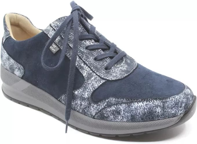 Finn C. Mori stretch veterschoen (Maat - 5,5, Kleur - Blauw)