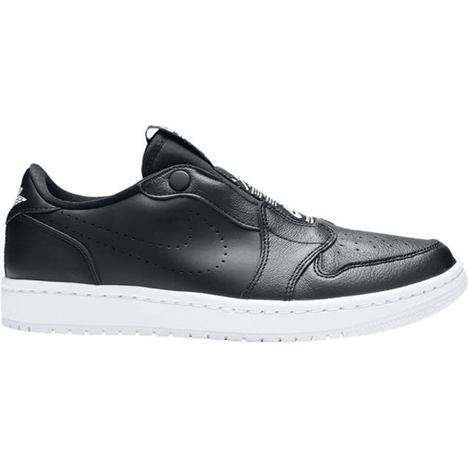 Jordan 1 Retro Low Slip Zwart Wit (Vrouwen) 35.5 gray