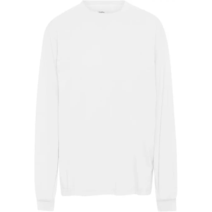 T-shirt met lange mouwen Colorful Standard Organic oversized optical white