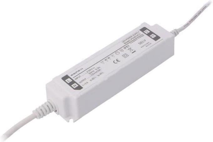 LED voeding - 12V, 3A - 36W - IP67 - WATERPROOF - ESPE