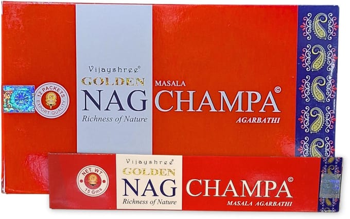 Golden Nag Champa Incense 12 doosjes van 15gr