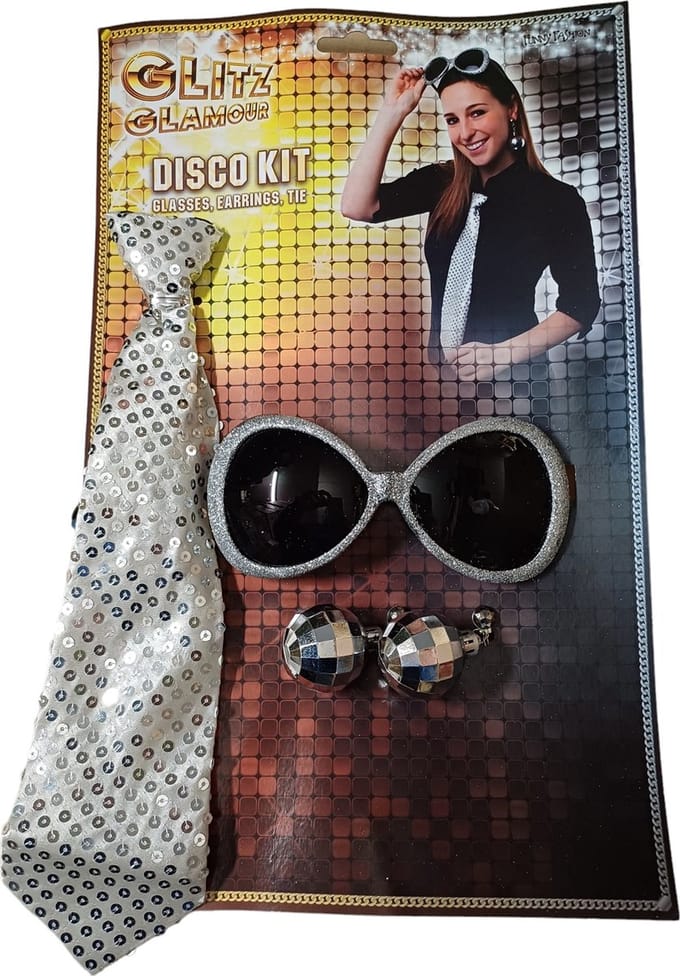 Verkleed Disco set - bling bling- feest - carnaval