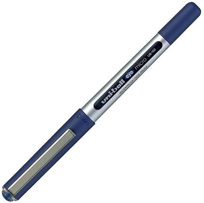 Liquid ink ballpoint pen Uni-Ball Eye Micro UB-150 Blauw 12 Stuks
